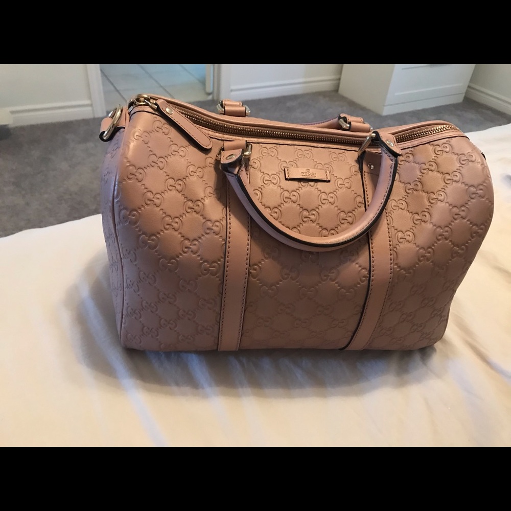 Gucci dusty pink bag